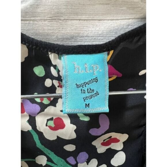 NEW Womens Floral Tunic Top Sleeveless Scoop Neck Medium - Picture 5 of 5